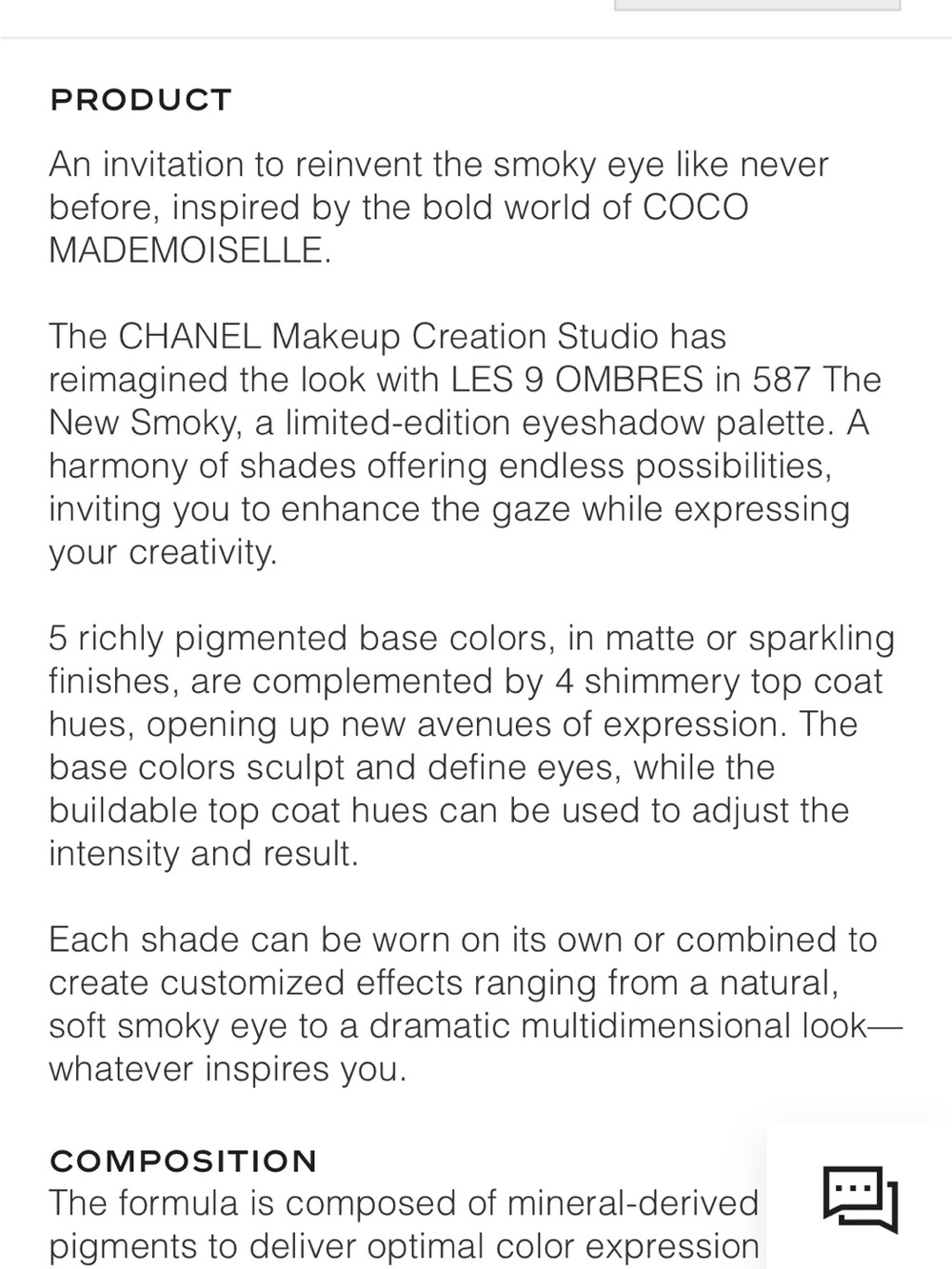 Chanel Les 9 Ombres Eyeshadow Palette - Picture 10 of 11